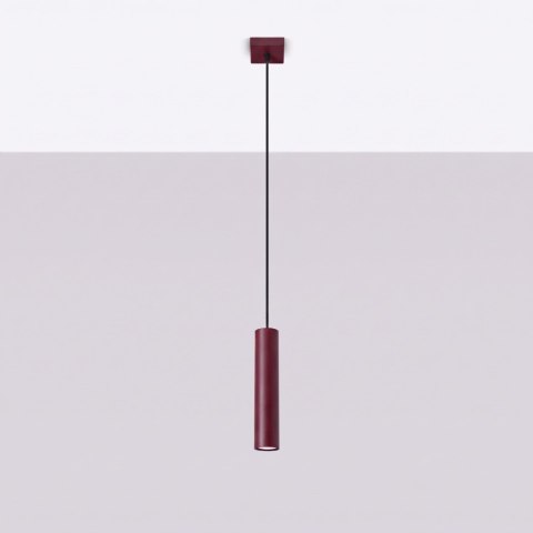 Sollux Lighting Lampa wisząca LAGOS 1 burgund