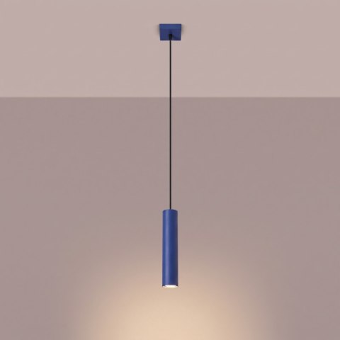 Sollux Lighting Lampa wisząca LAGOS 1 ultramaryna