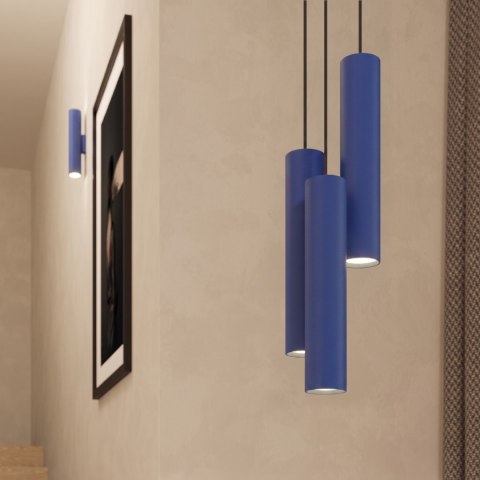 Sollux Lighting Lampa wisząca LAGOS 1 ultramaryna