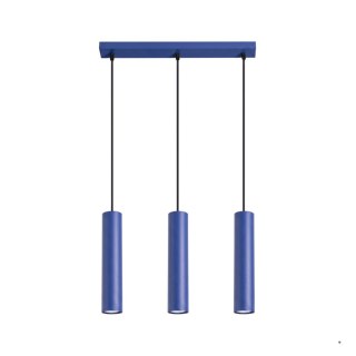 Sollux Lighting Lampa wisząca LAGOS 3L ultramaryna