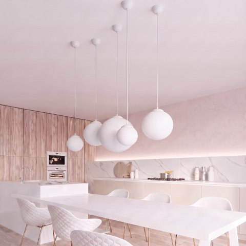 Sollux Lighting Lampa wisząca UGO 20 biała