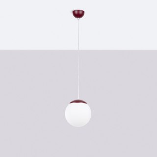 Sollux Lighting Lampa wisząca UGO 20 burgund