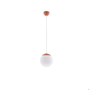 Sollux Lighting Lampa wisząca UGO 20 ochra czerwona