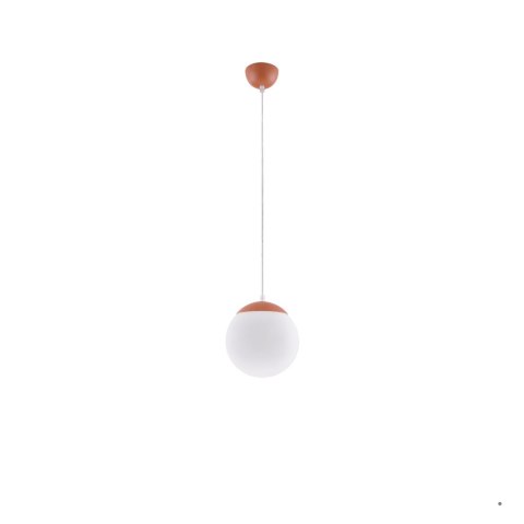Sollux Lighting Lampa wisząca UGO 20 ochra czerwona