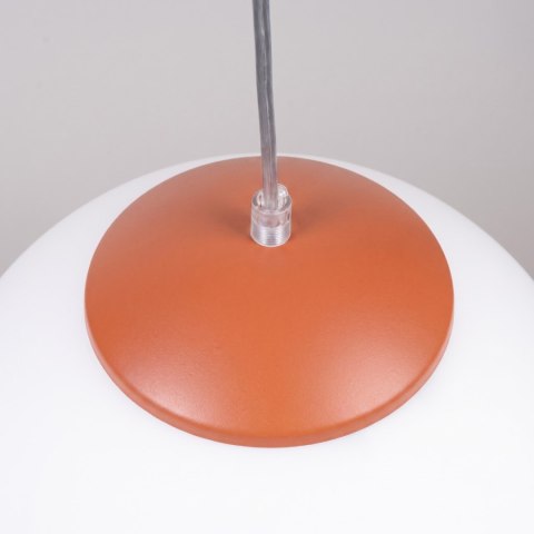 Sollux Lighting Lampa wisząca UGO 20 ochra czerwona