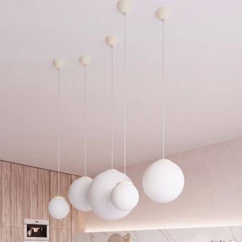 Sollux Lighting Lampa wisząca UGO 30 beżowa
