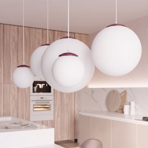 Sollux Lighting Lampa wisząca UGO 30 burgund