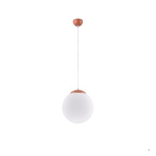 Sollux Lighting Lampa wisząca UGO 30 ochra czerwona
