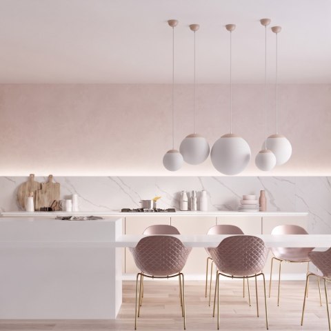 Sollux Lighting Lampa wisząca UGO 30 taupe