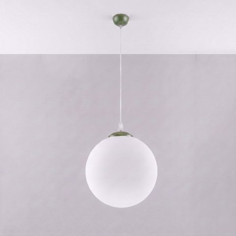 Sollux Lighting Lampa wisząca UGO 30 zielona oliwka