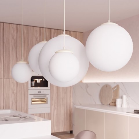 Sollux Lighting Lampa wisząca UGO 40 beżowa