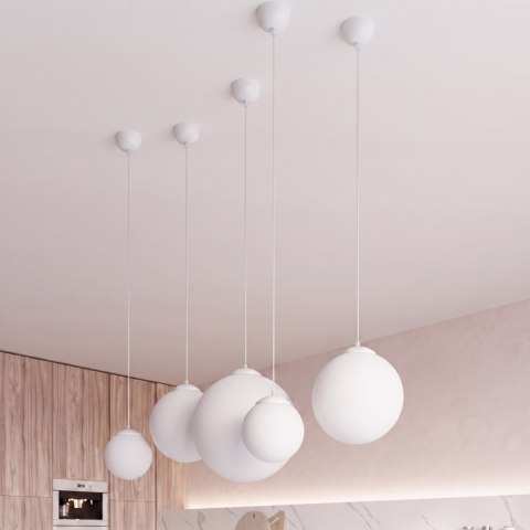 Sollux Lighting Lampa wisząca UGO 40 biała