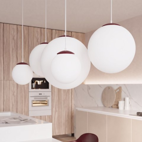 Sollux Lighting Lampa wisząca UGO 40 burgund