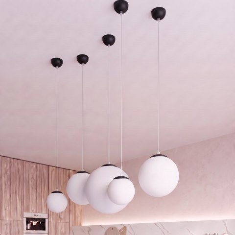 Sollux Lighting Lampa wisząca UGO 40 czarna