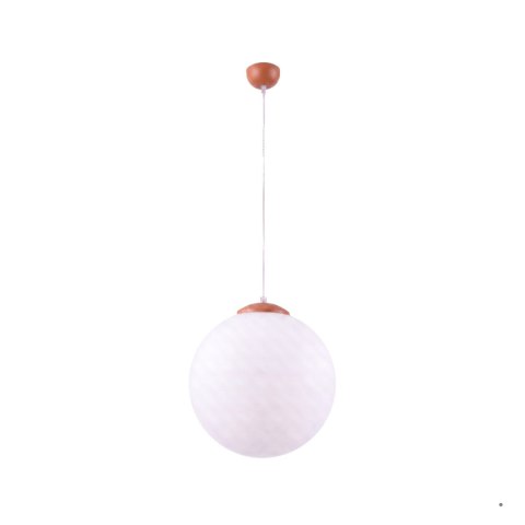 Sollux Lighting Lampa wisząca UGO 40 ochra czerwona