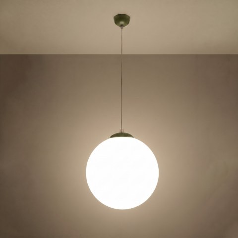 Sollux Lighting Lampa wisząca UGO 40 zielona oliwka
