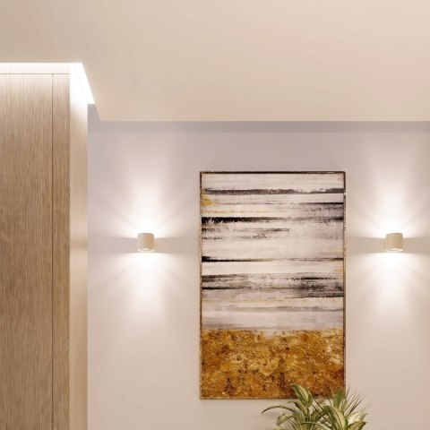 Sollux Lighting Plafon ORBIS 1 beżowy