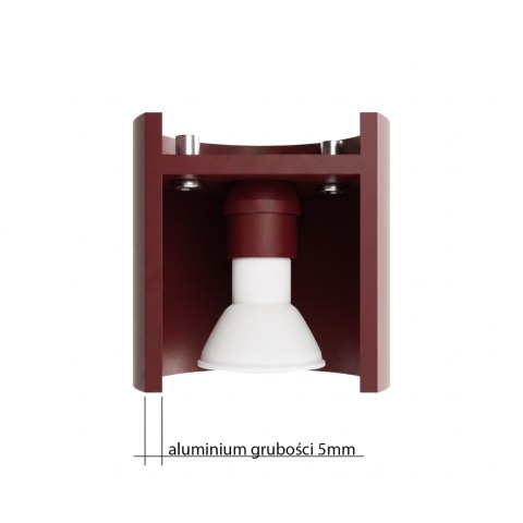 Sollux Lighting Plafon ORBIS 1 burgund