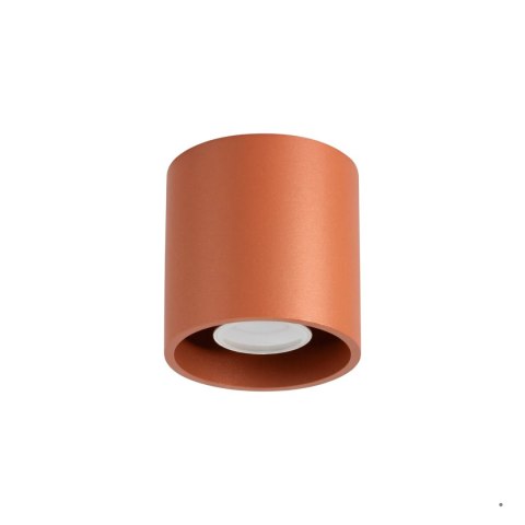 Sollux Lighting Plafon ORBIS 1 ochra czerwona