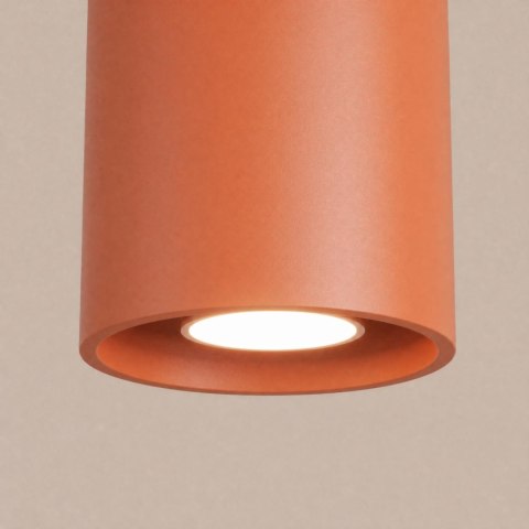 Sollux Lighting Plafon ORBIS 1 ochra czerwona
