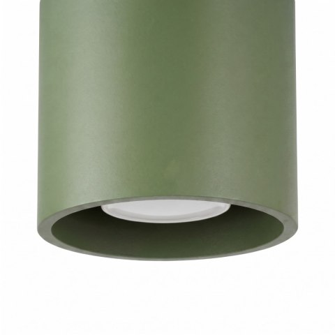 Sollux Lighting Plafon ORBIS 1 zielona oliwka