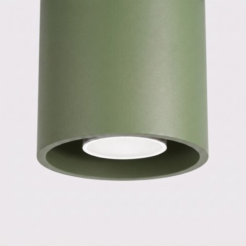 Sollux Lighting Plafon ORBIS 1 zielona oliwka