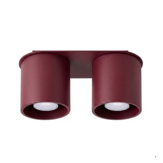 Sollux Lighting Plafon ORBIS 2 burgund