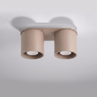 Sollux Lighting Plafon ORBIS 2 taupe