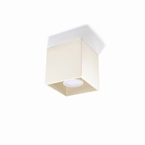 Sollux Lighting Plafon QUAD 1 beżowy