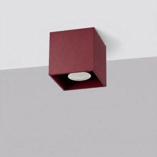 Sollux Lighting Plafon QUAD 1 burgund