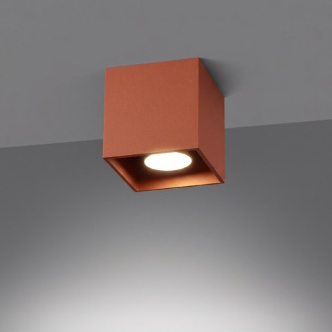 Sollux Lighting Plafon QUAD 1 ochra czerwona