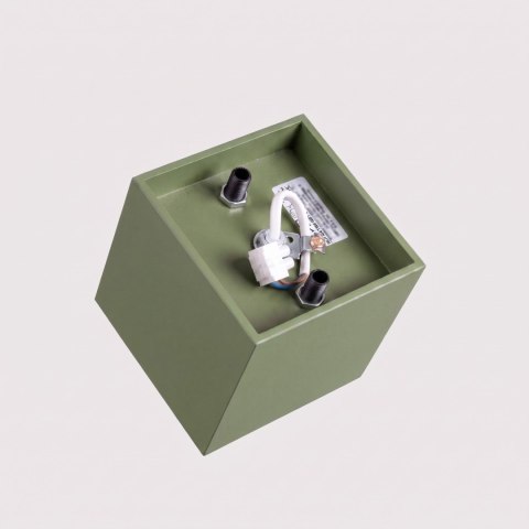 Sollux Lighting Plafon QUAD 1 zielona oliwka