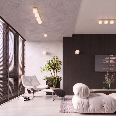 Sollux Lighting Plafon YOLI 1 beżowy