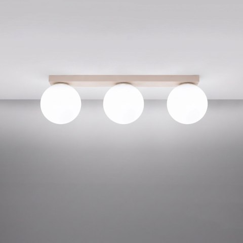 Sollux Lighting Plafon YOLI 3 beżowy