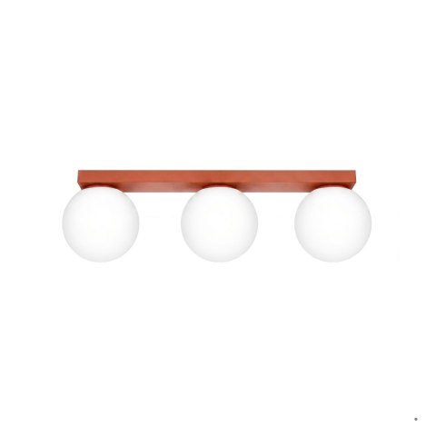 Sollux Lighting Plafon YOLI 3 ochra czerwona