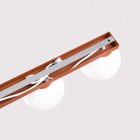 Sollux Lighting Plafon YOLI 3 ochra czerwona