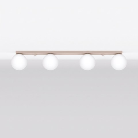 Sollux Lighting Plafon YOLI 4 taupe