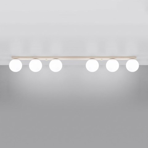 Sollux Lighting Plafon YOLI 6 beżowy