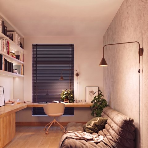 Sollux Lighting Kinkiet NOX brązowy
