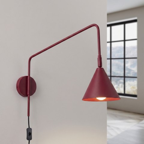 Sollux Lighting Kinkiet NOX burgund
