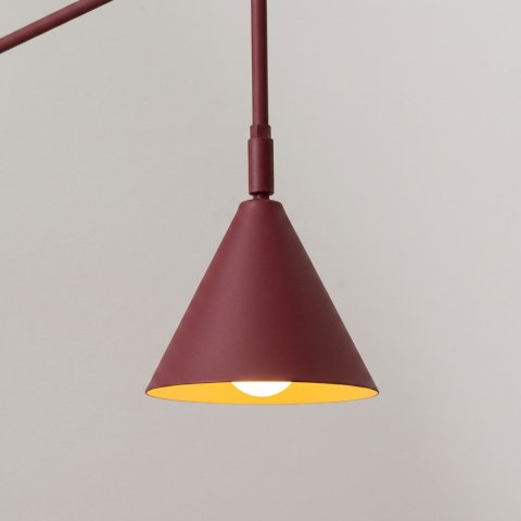 Sollux Lighting Kinkiet NOX burgund