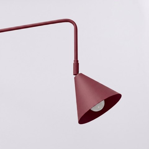 Sollux Lighting Kinkiet NOX burgund