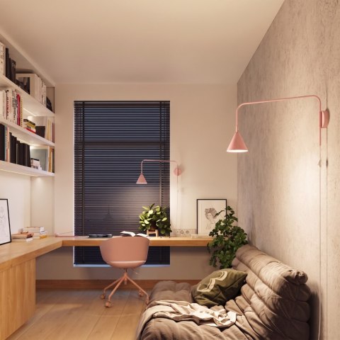 Sollux Lighting Kinkiet NOX różowy