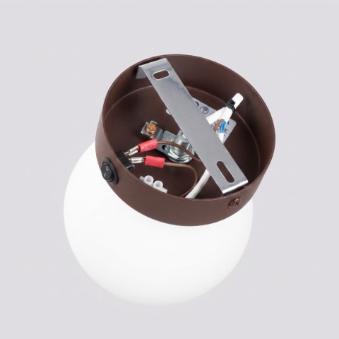 Sollux Lighting Kinkiet YOLI 1 brązowy z włącznikiem