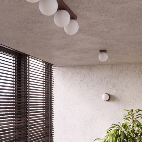 Sollux Lighting Kinkiet YOLI 1 brązowy z włącznikiem