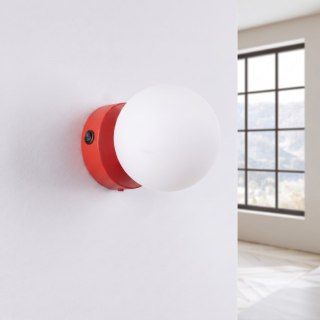 Sollux Lighting Kinkiet YOLI 1 czerwony z włącznikiem