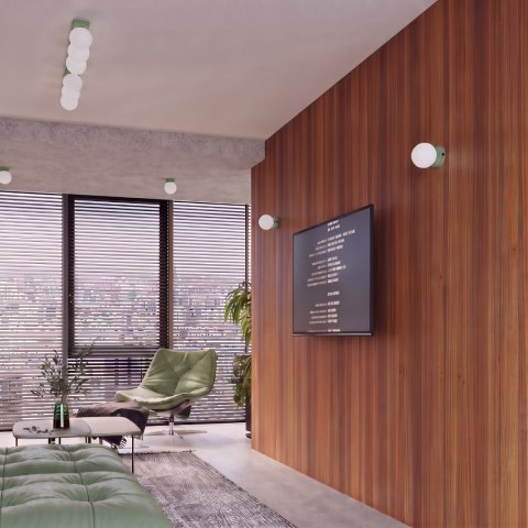 Sollux Lighting Kinkiet YOLI 1 szałwiowy z włącznikiem