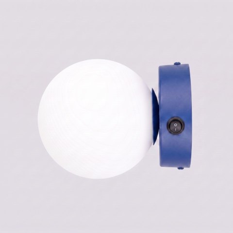 Sollux Lighting Kinkiet YOLI 1 ultramaryna z włącznikiem