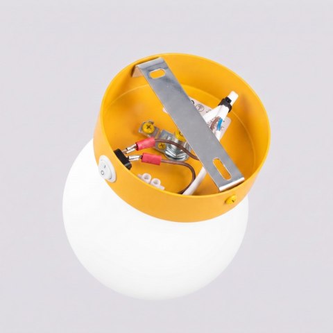 Sollux Lighting Kinkiet YOLI 1 żółty z włącznikiem