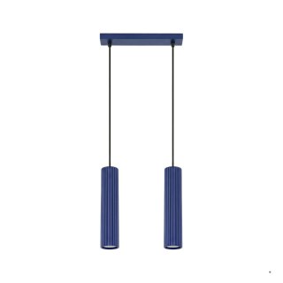 Sollux Lighting Lampa wisząca KARBON 2 ultramaryna